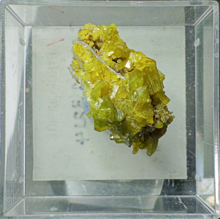 26070102 Pyromorphite Roughton Gill, Caldbeck Fells, Cumbria, England, UK